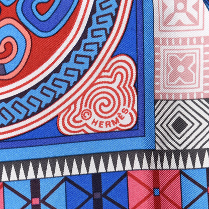 Hermes Silk Cent Plis Des Miao Scarf 90 4 of 4