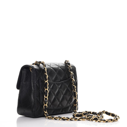 Chanel Caviar Quilted Mini Square Flap Black 3 of 8