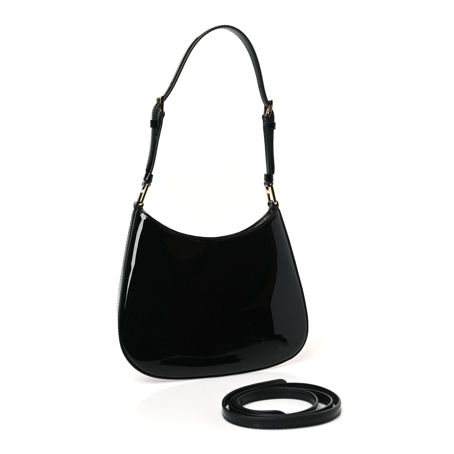 Vernice Cleo Adjustable Strap Shoulder Bag Black