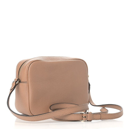 Gucci Pebbled Calfskin Small Soho Disco Bag Camelia 3 of 10