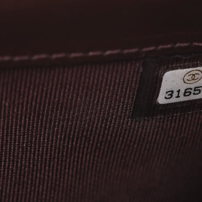 Chanel Lambskin Quilted Large Flap Wallet Black 8 of 13