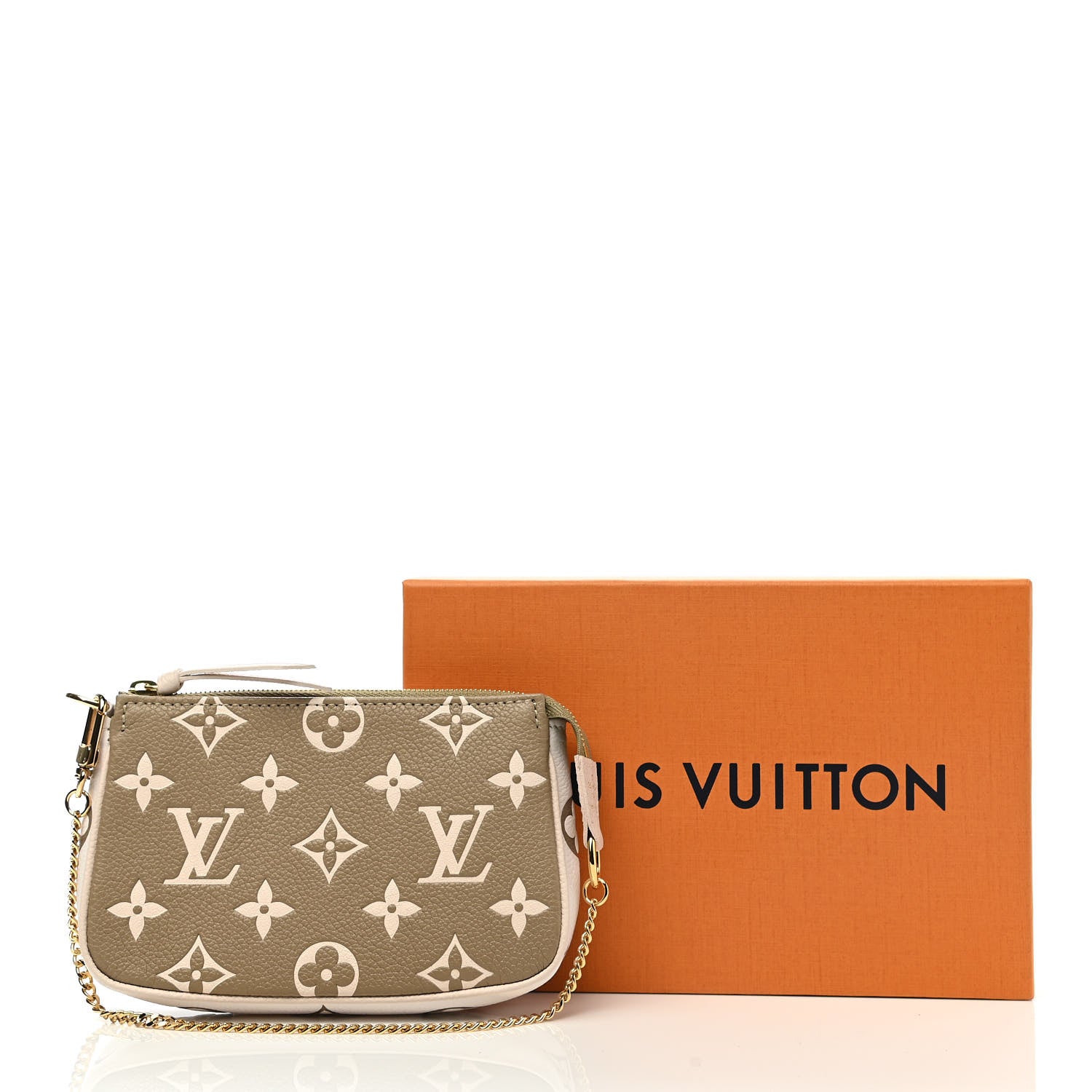Louis Vuitton Empreinte Spring in the City Mini Pochette Accessories Kaki Beige Cream 7 of 7