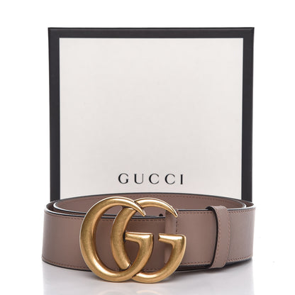 Gucci Calfskin Double G 40mm Belt 80 32 Porcelain Rose 7 of 7