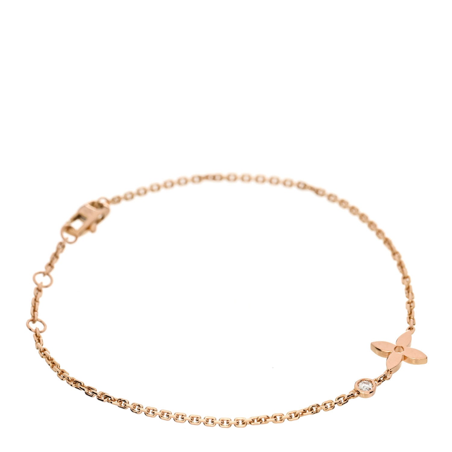 Louis Vuitton 18K Pink Gold Diamond Idylle Blossom Bracelet 1 of 3