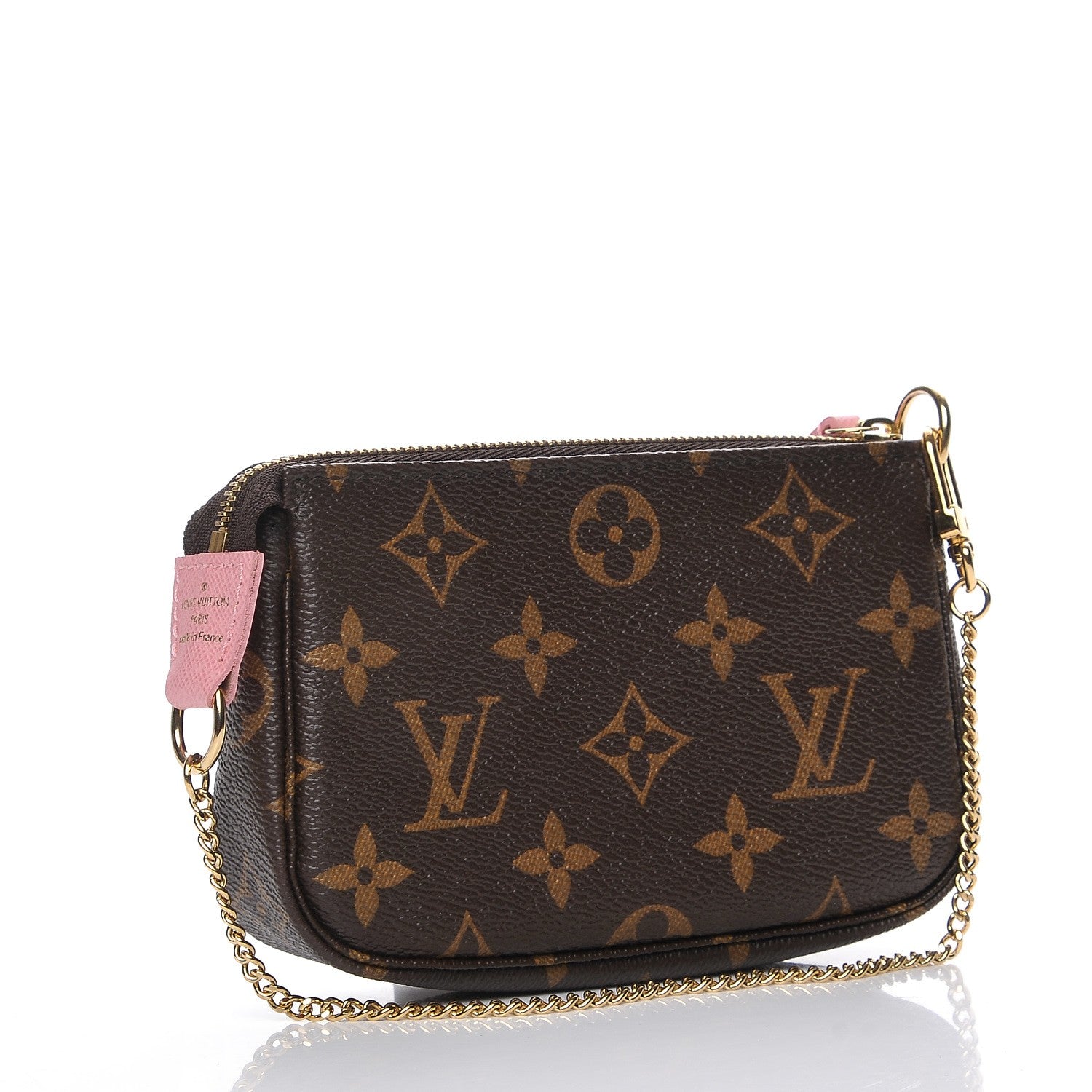 Louis Vuitton Monogram Illustre Mini Pochette Accessories Rose 3 of 8