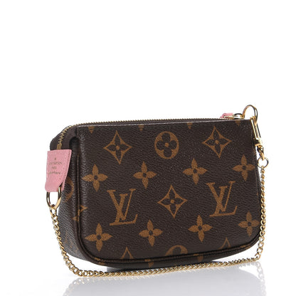 Louis Vuitton Monogram Illustre Mini Pochette Accessories Rose 3 of 8