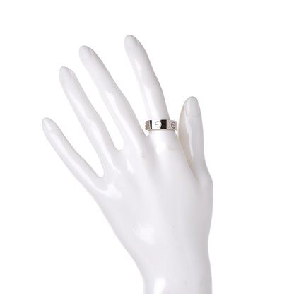Cartier 18K White Gold 5.5mm LOVE Ring 57 8 2 of 5