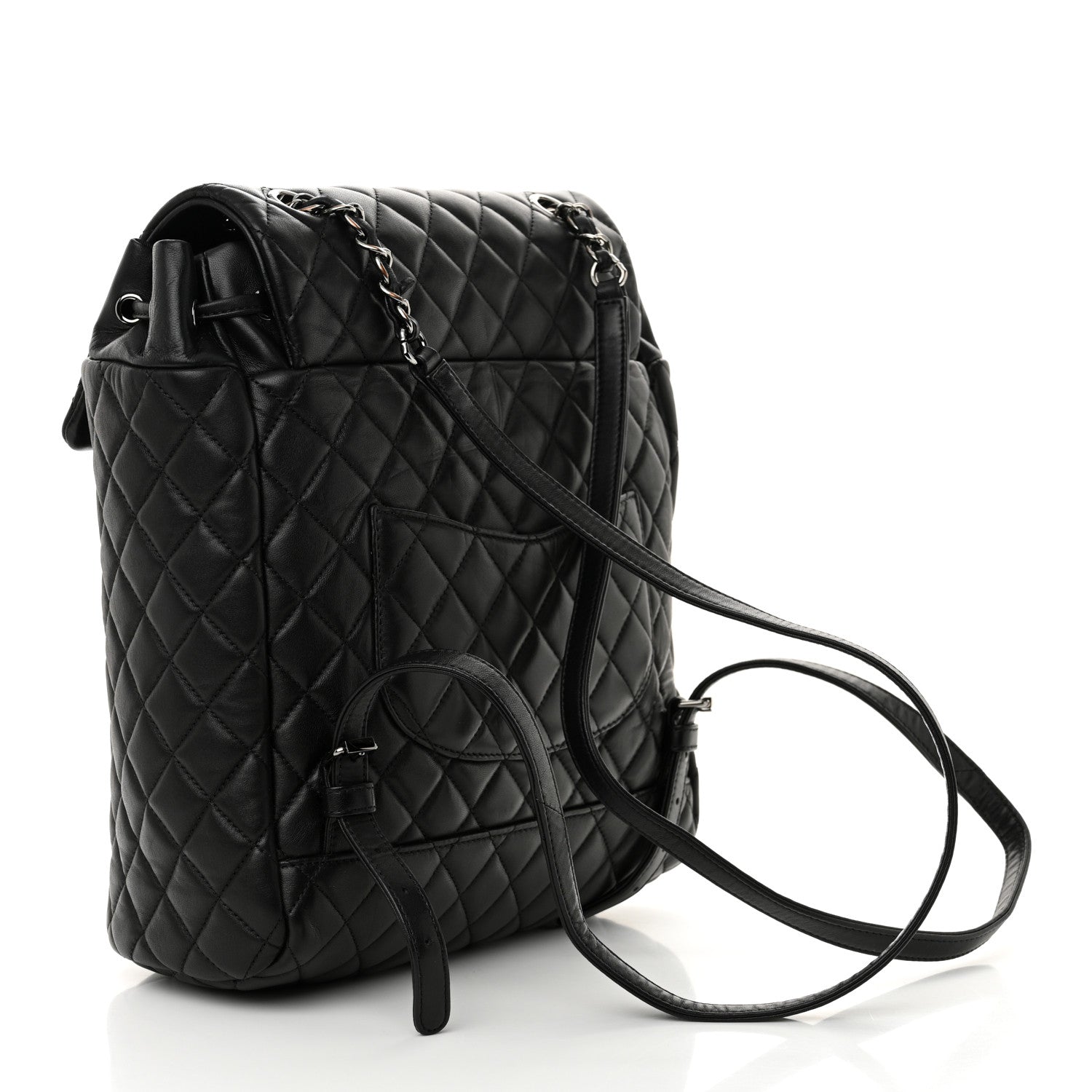 Chanel Lambskin Quilted Large Urban Spirit Backpack Black 3 of 12