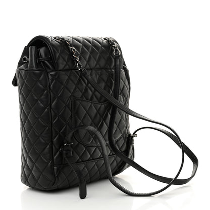 Chanel Lambskin Quilted Large Urban Spirit Backpack Black 3 of 12