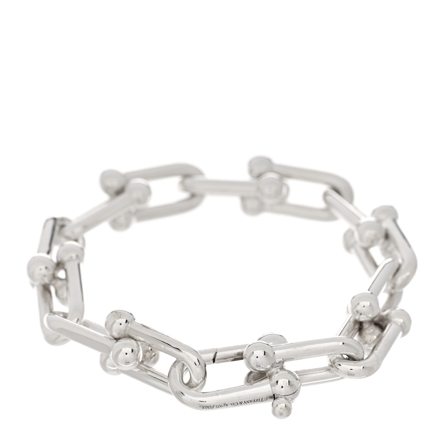 Tiffany Sterling Silver Large HardWear Link Bracelet 2 of 4