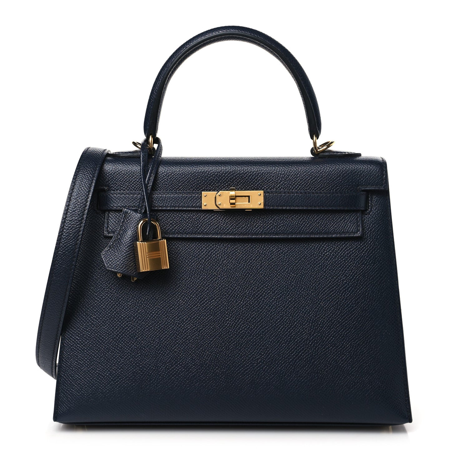 Epsom Kelly Sellier 25 Bleu Indigo