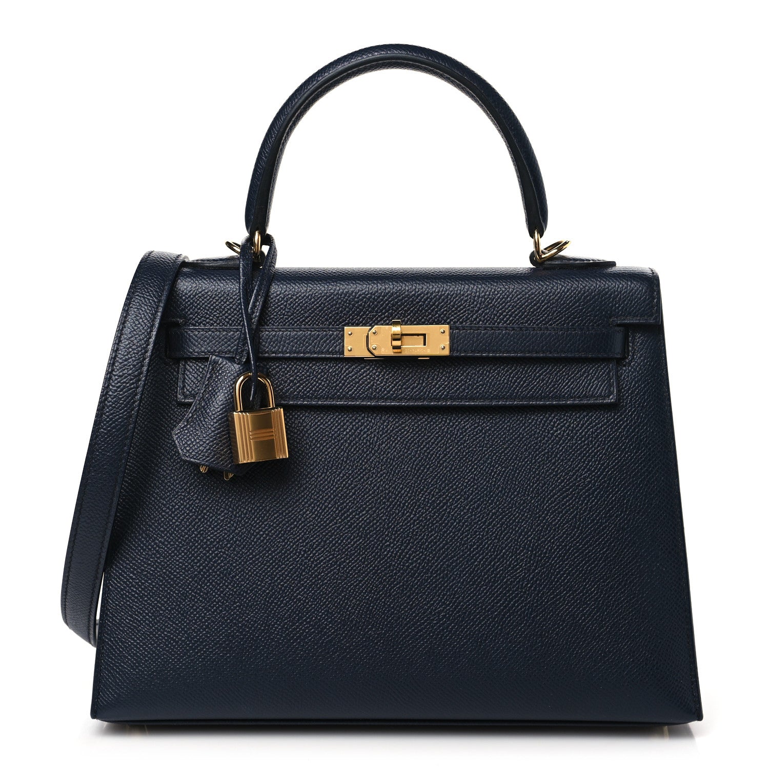 Hermes Epsom Kelly Sellier 25 Bleu Indigo 1 of 10