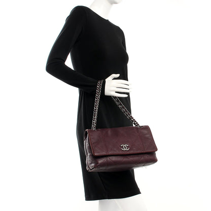 Chanel Lambskin Quilted Large Soft Touch Flap Burgundy 2 of 17