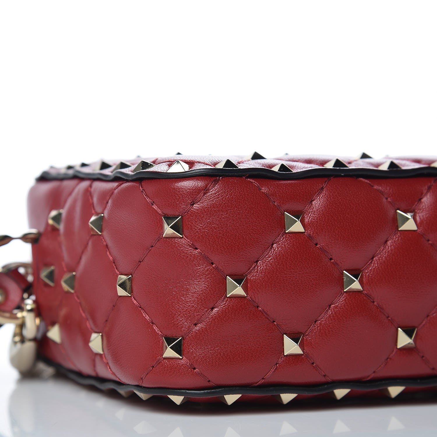 Valentino Garavani Nappa Rockstud Spike Camera Crossbody Bag Rosso Valentino 8 of 9