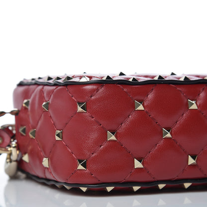 Valentino Garavani Nappa Rockstud Spike Camera Crossbody Bag Rosso Valentino 8 of 9