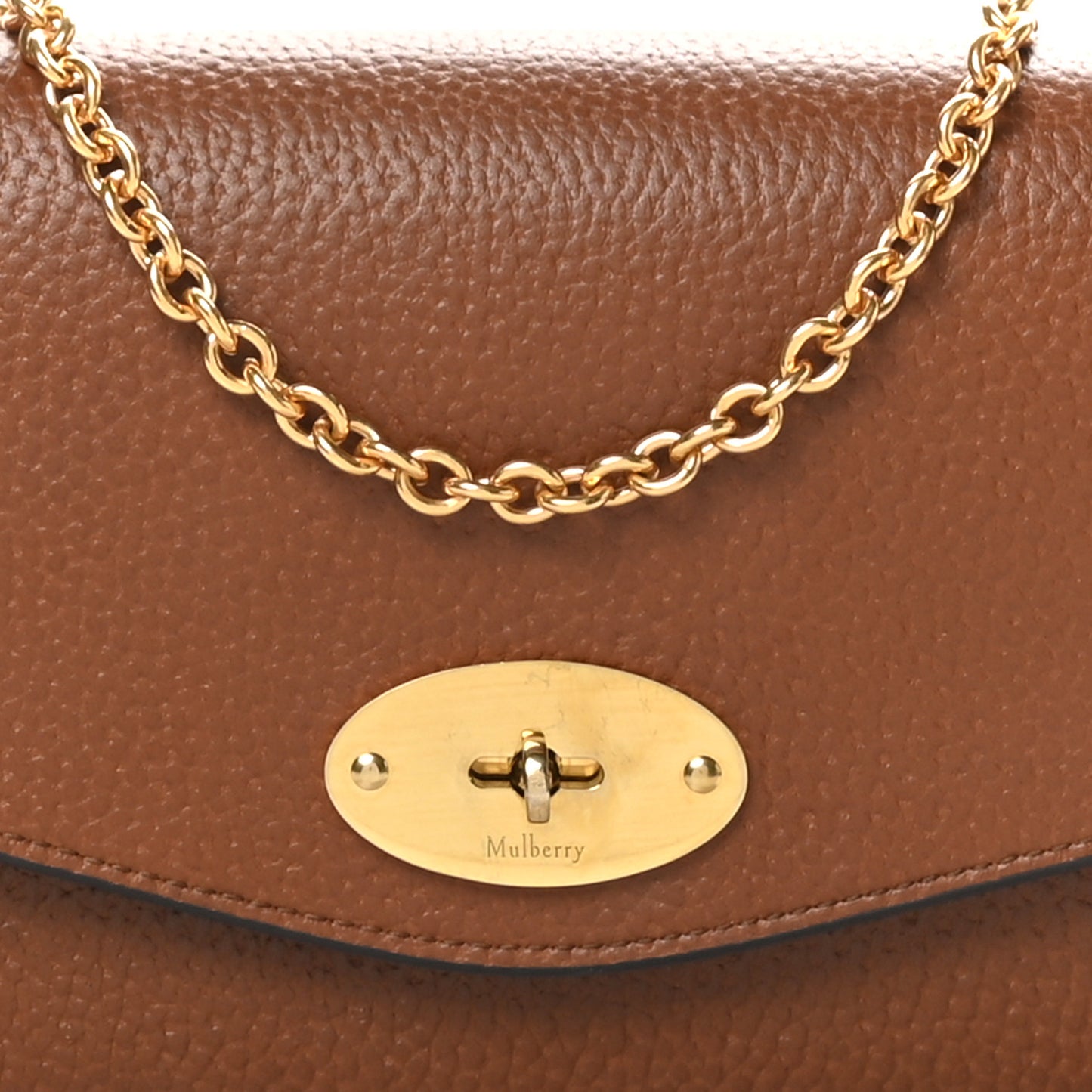 Small Classic Grain Calfskin Small Darley Oak