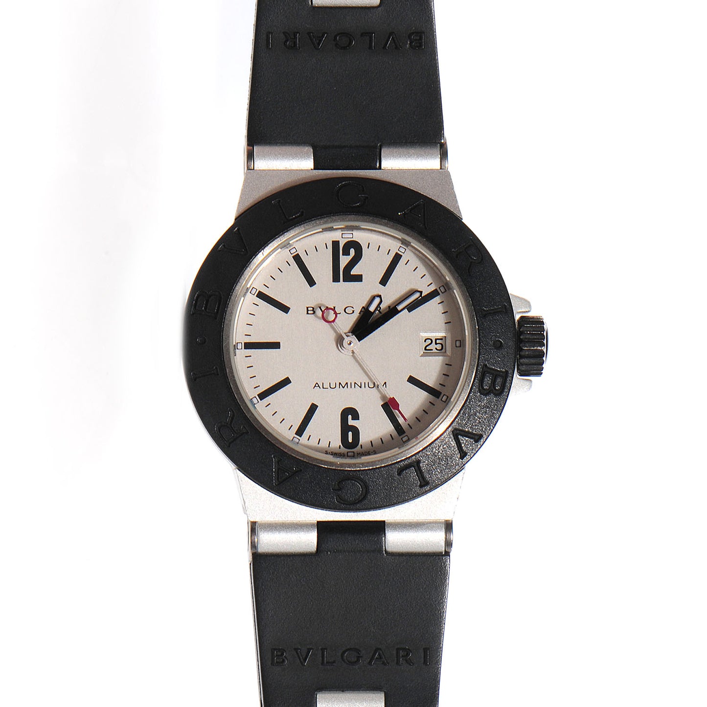 Aluminum Rubber 29mm Diagono Quartz Watch