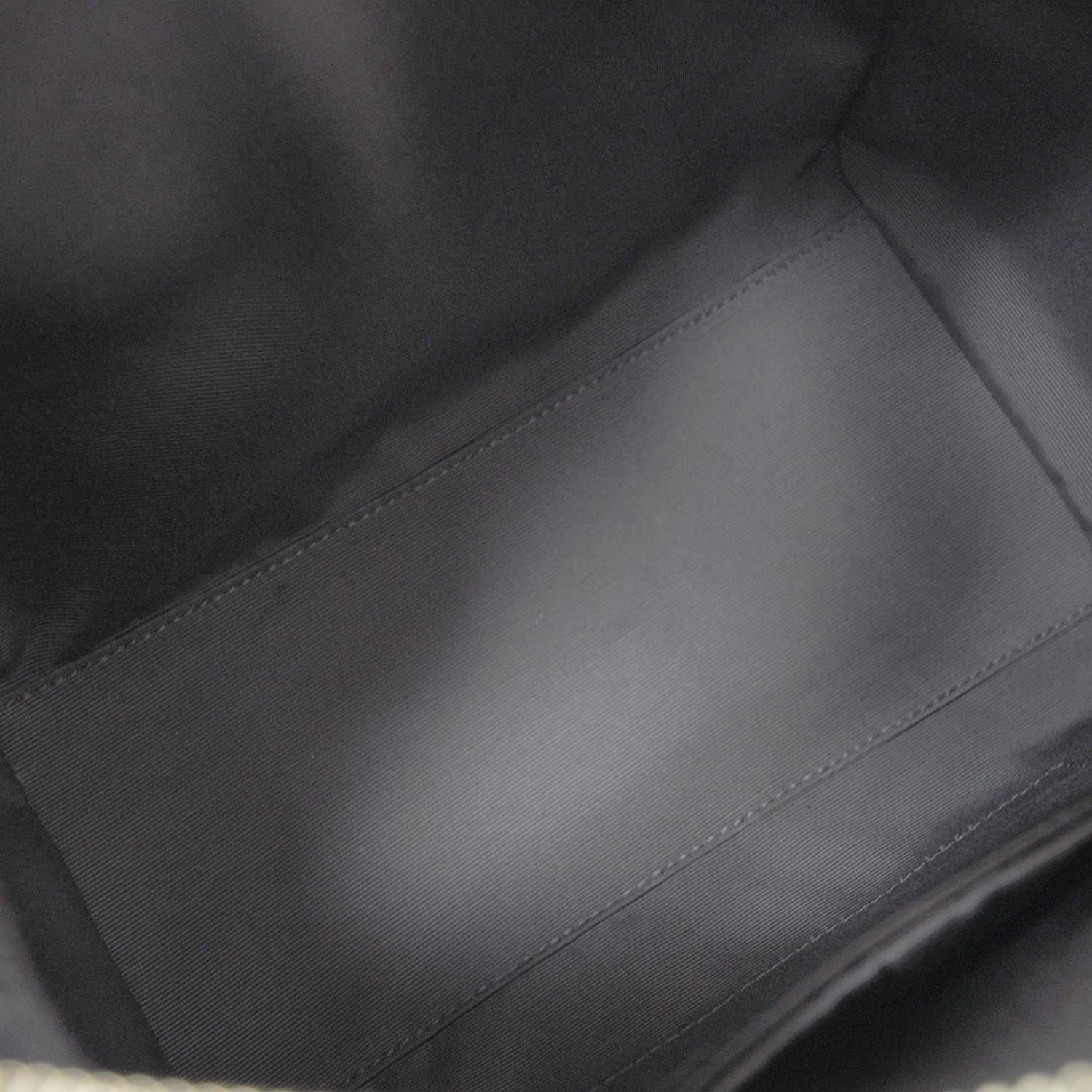 Louis Vuitton Calfskin Embossed Mini Cube Speedy Black 6 of 11
