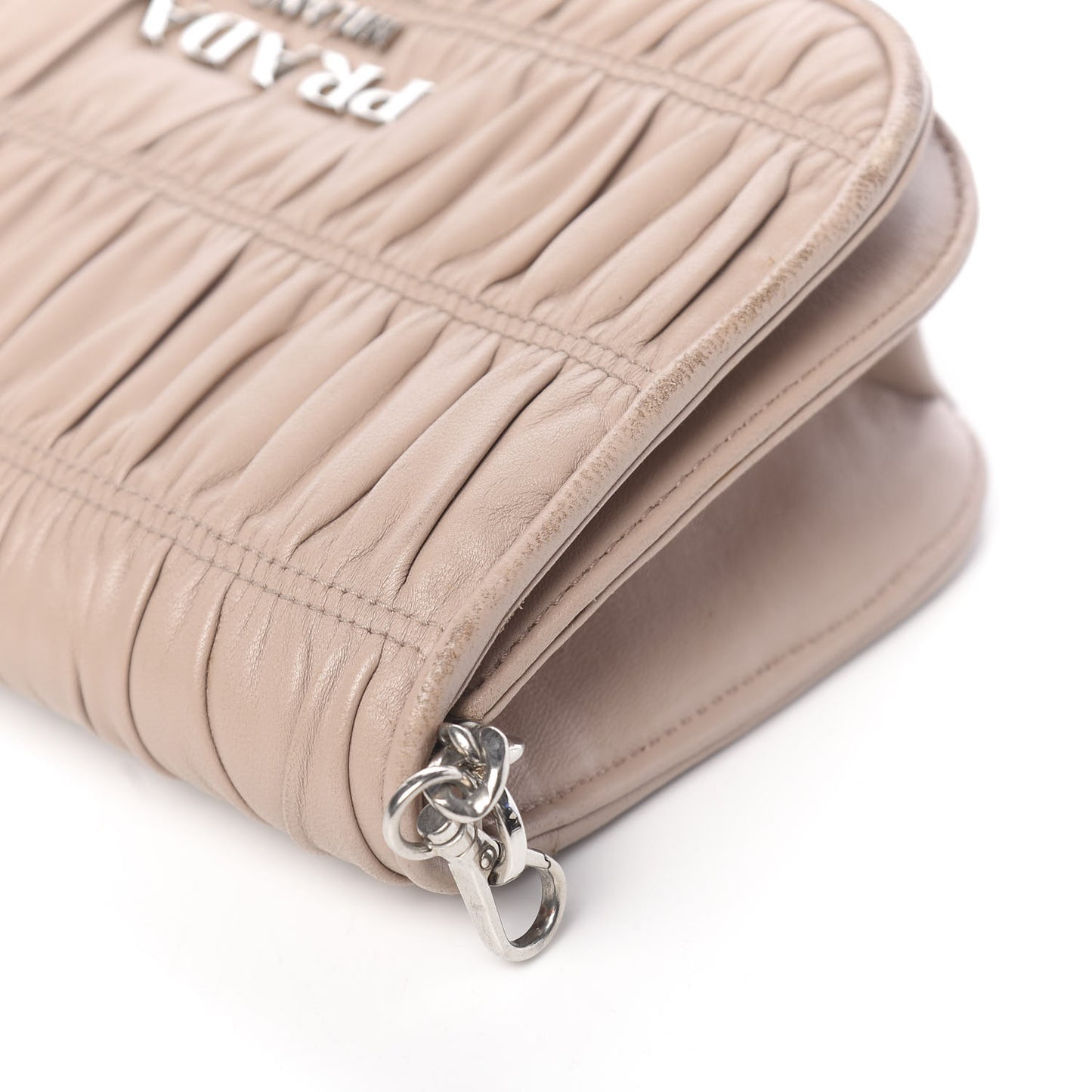 Nappa Gaufre Flap Cipria