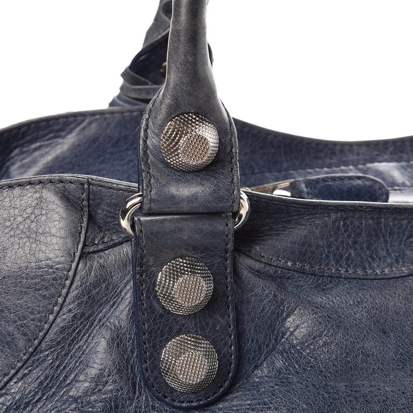 Agneau Giant 21 Silver Hardware Part Time Bleu Roi