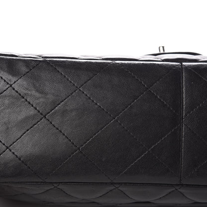 Chanel Lambskin Quilted Jumbo Single Flap Black 16 of 17