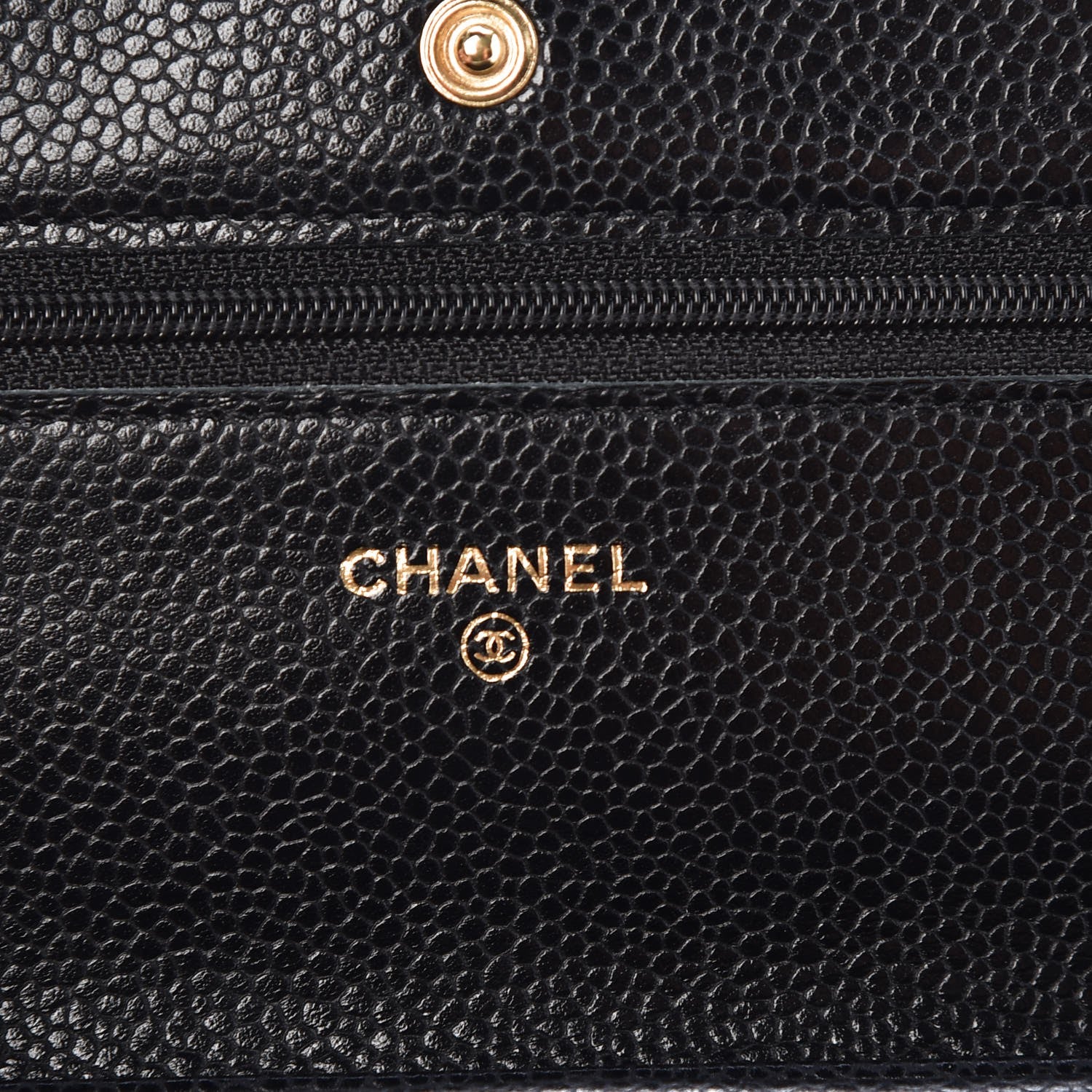 Chanel Caviar Quilted Wallet On Chain WOC Black 6 of 9