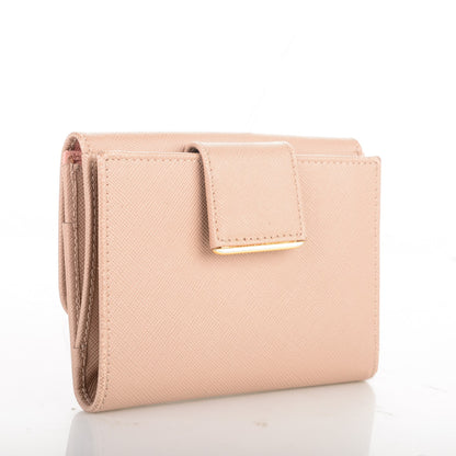 Prada Saffiano Compact Wallet Cammeo 3 of 7