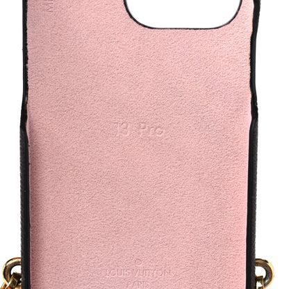 Louis Vuitton Monogram Bumper On Strap iPhone 13 Shoulder Strap Creme Pink 4 of 12