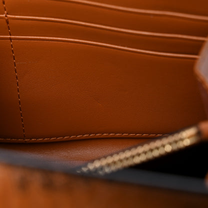 MCM Visetos Large Patricia Wallet On Chain Cognac 7 of 7