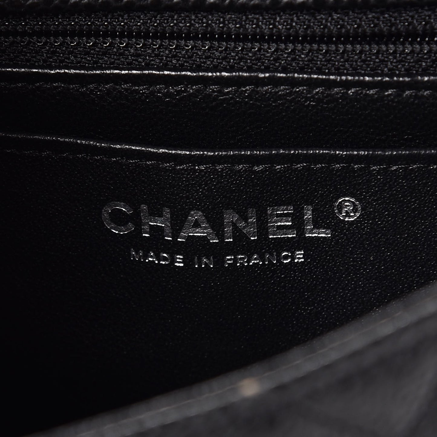 Caviar Quilted Mini Rectangular Flap Black