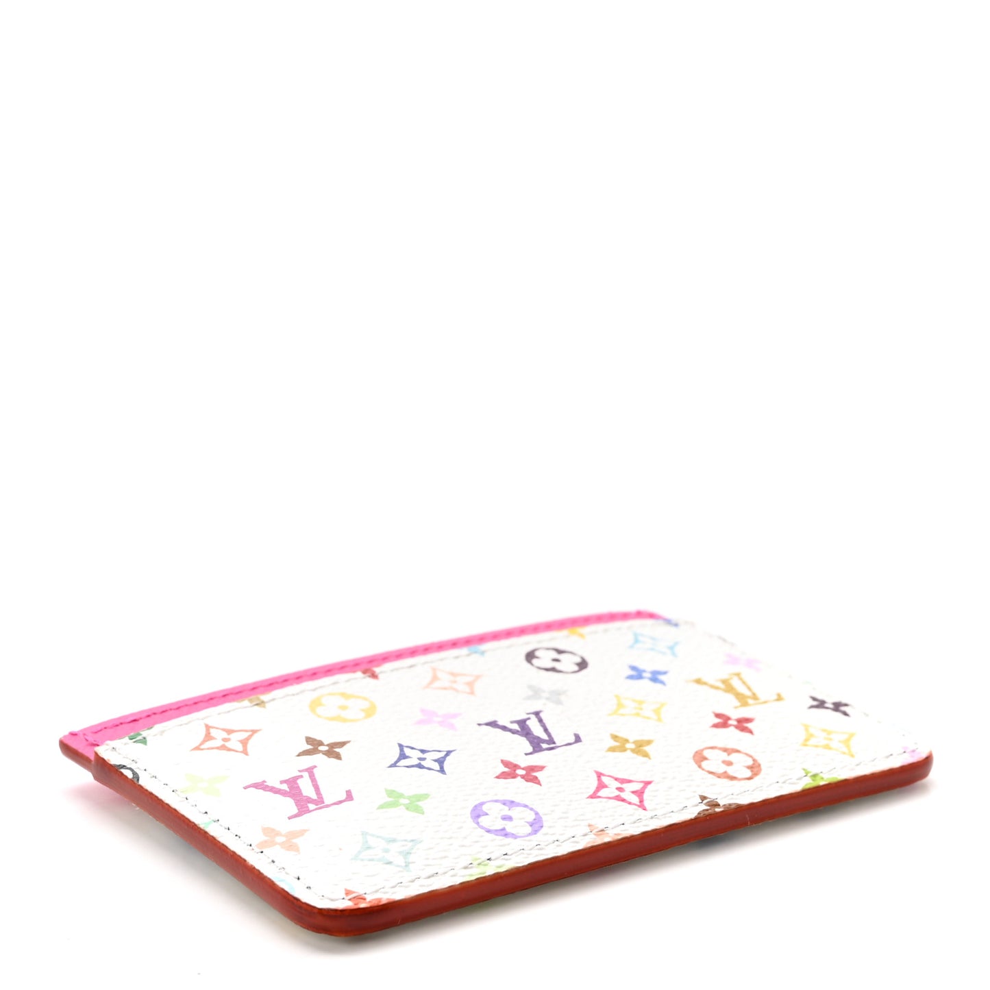 LV X TM Monogram Multicolor Card Holder Kawaii Pink