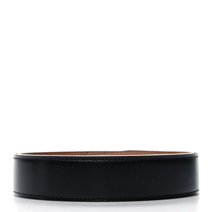 Hermes Box Togo 32mm Belt Strap 75 30 Black Gold 2 of 5