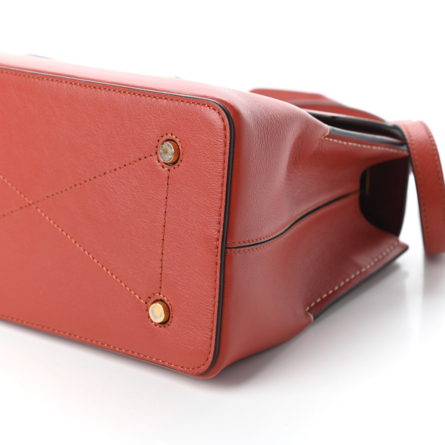 Mulberry Silky Calfskin Small Seaton Rust 7 of 9