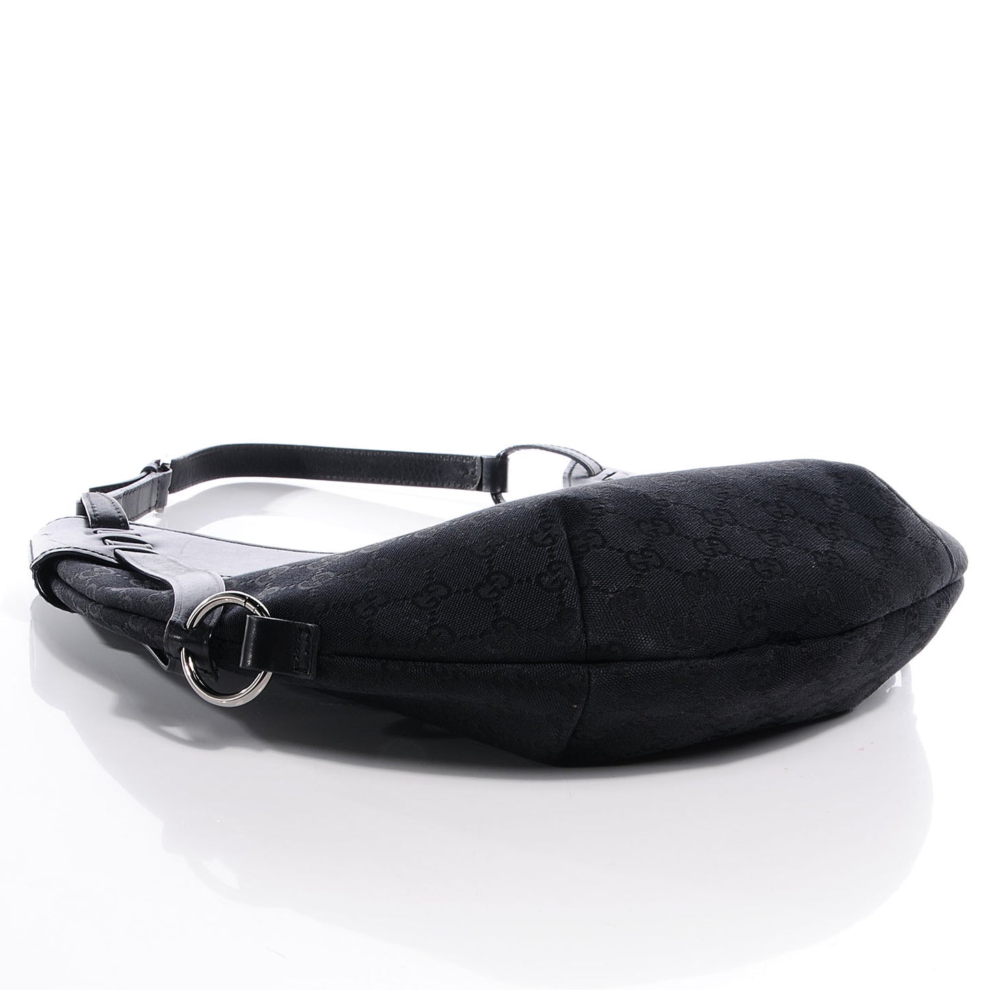 Monogram Half Moon Hobo Black