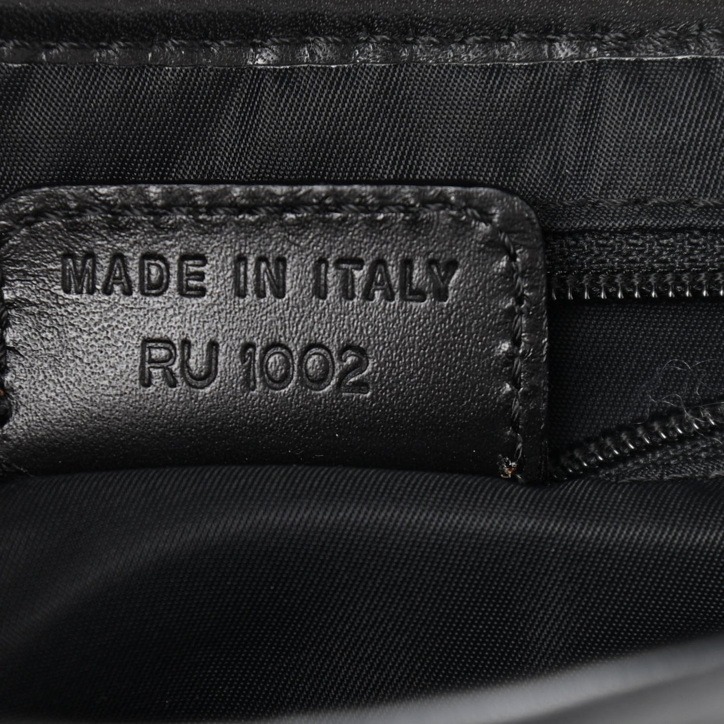 Monogram Saddle Bag Black