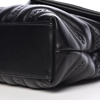 Saint Laurent Calfskin Y Quilted Studded Monogram Small Loulou Chain Satchel Black 10 of 10