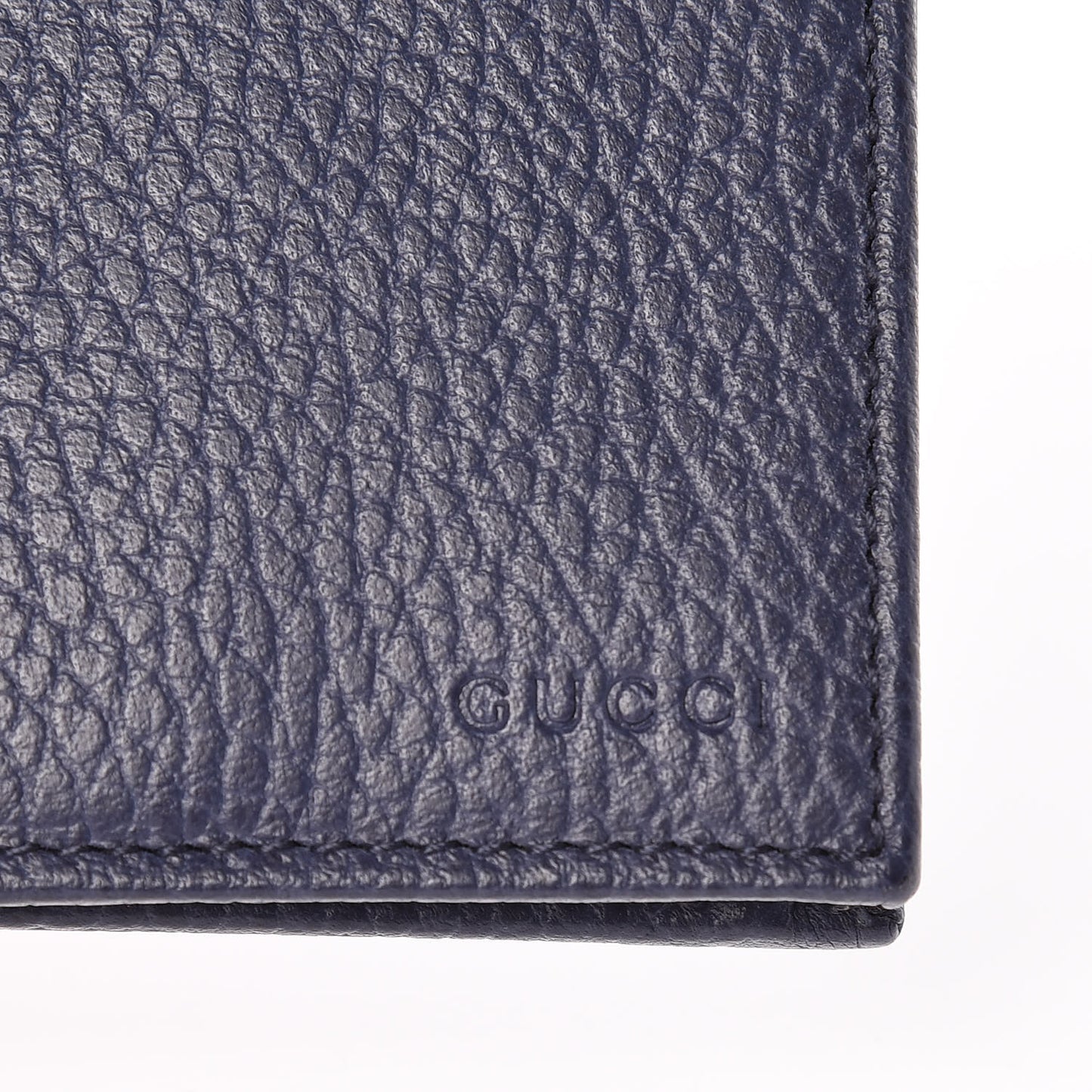 Calfskin Bi-Fold Wallet Navy