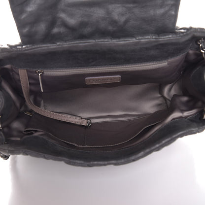 Chanel Calfskin Bubble Quilt Accordion Flap Grey 5 of 7
