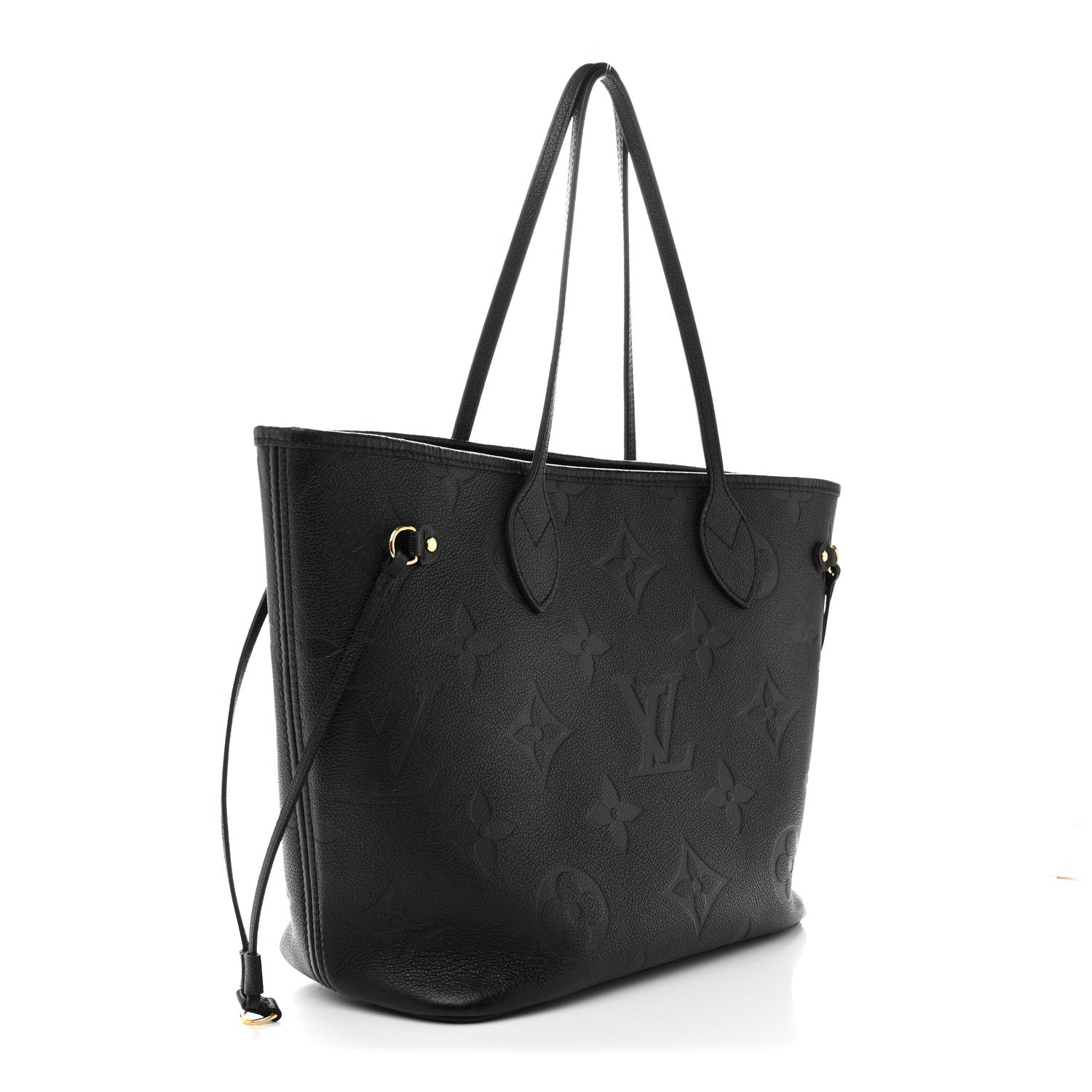 Louis Vuitton Empreinte Monogram Giant Neverfull MM Black 4 of 14