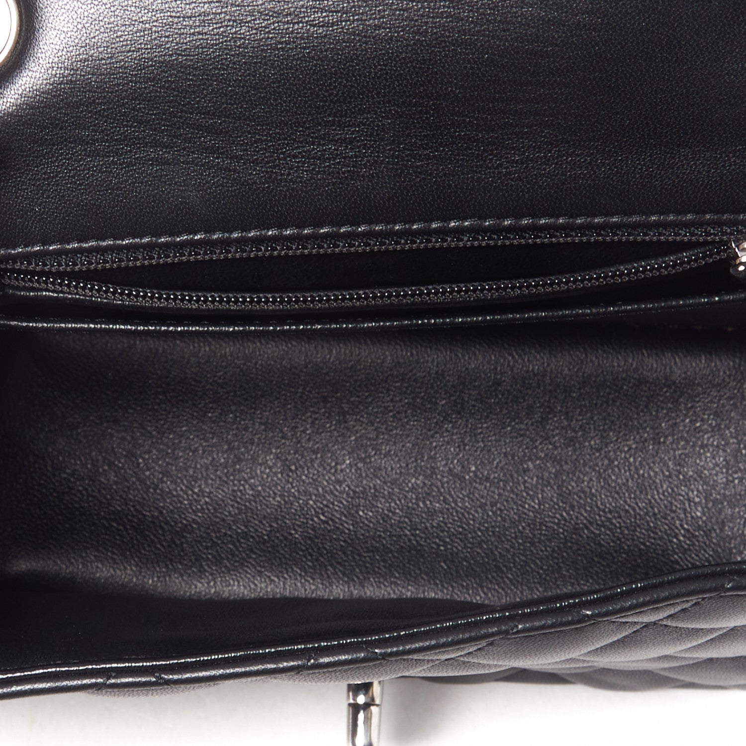 Chanel Lambskin Quilted Mini Square Flap Black 4 of 10