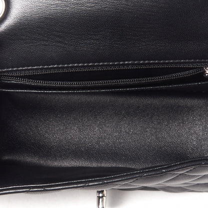Chanel Lambskin Quilted Mini Square Flap Black 4 of 10
