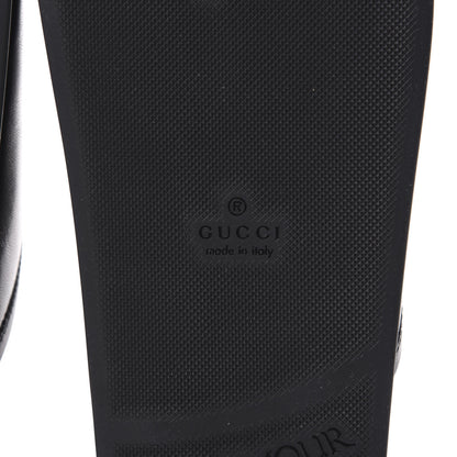 Gucci Malaga Kid Womens Horsebit River Slippers 36 Black 6 of 9