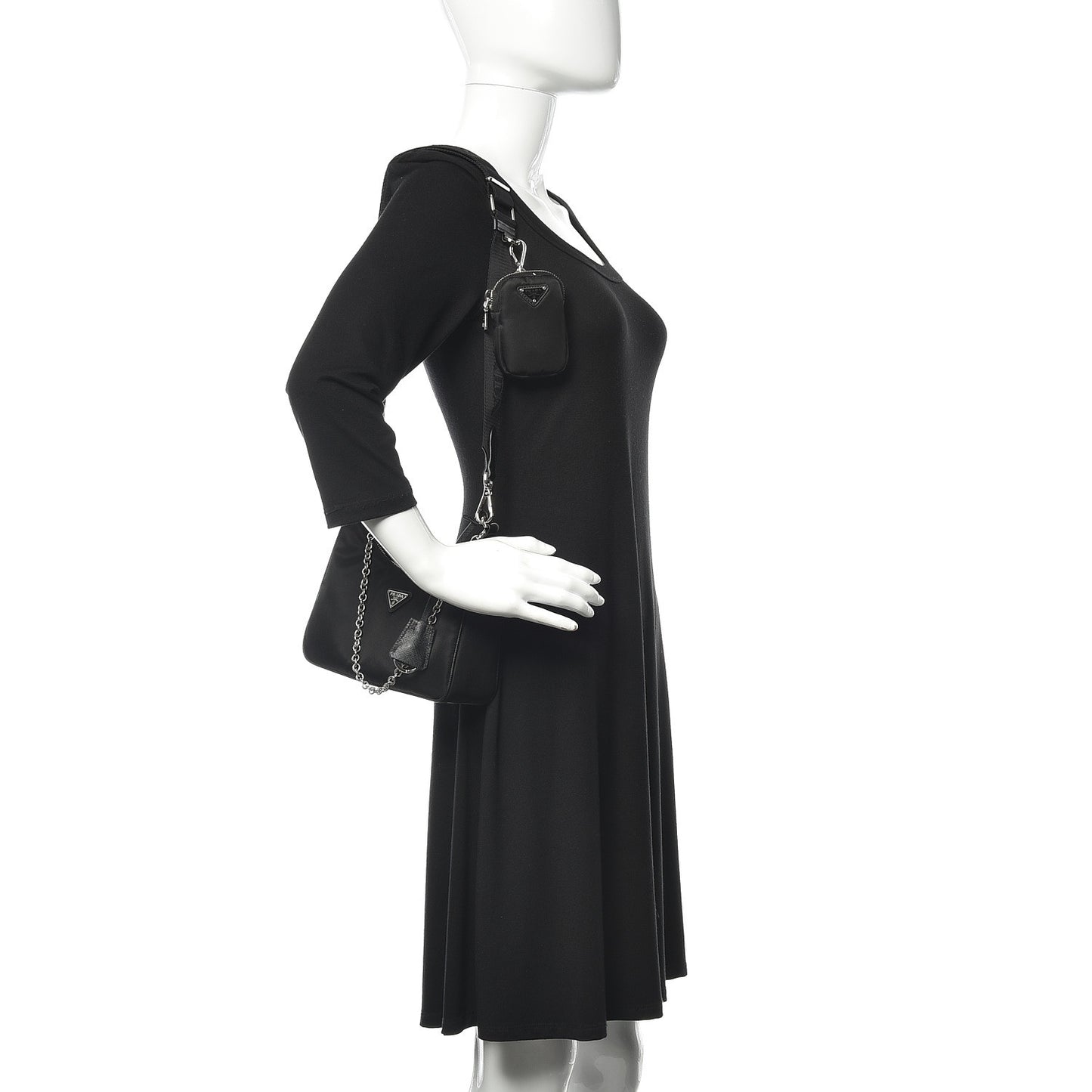 Nylon Re-Edition 2005 Shoulder Bag Black