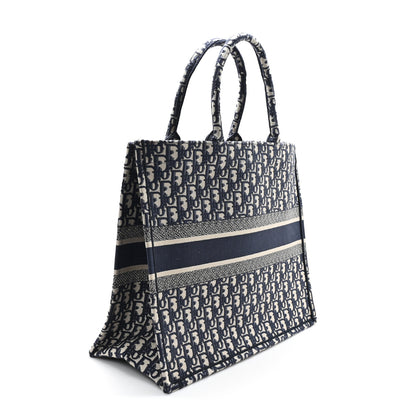 Christian Dior Oblique Large Book Tote Blue Multicolor 3 of 13