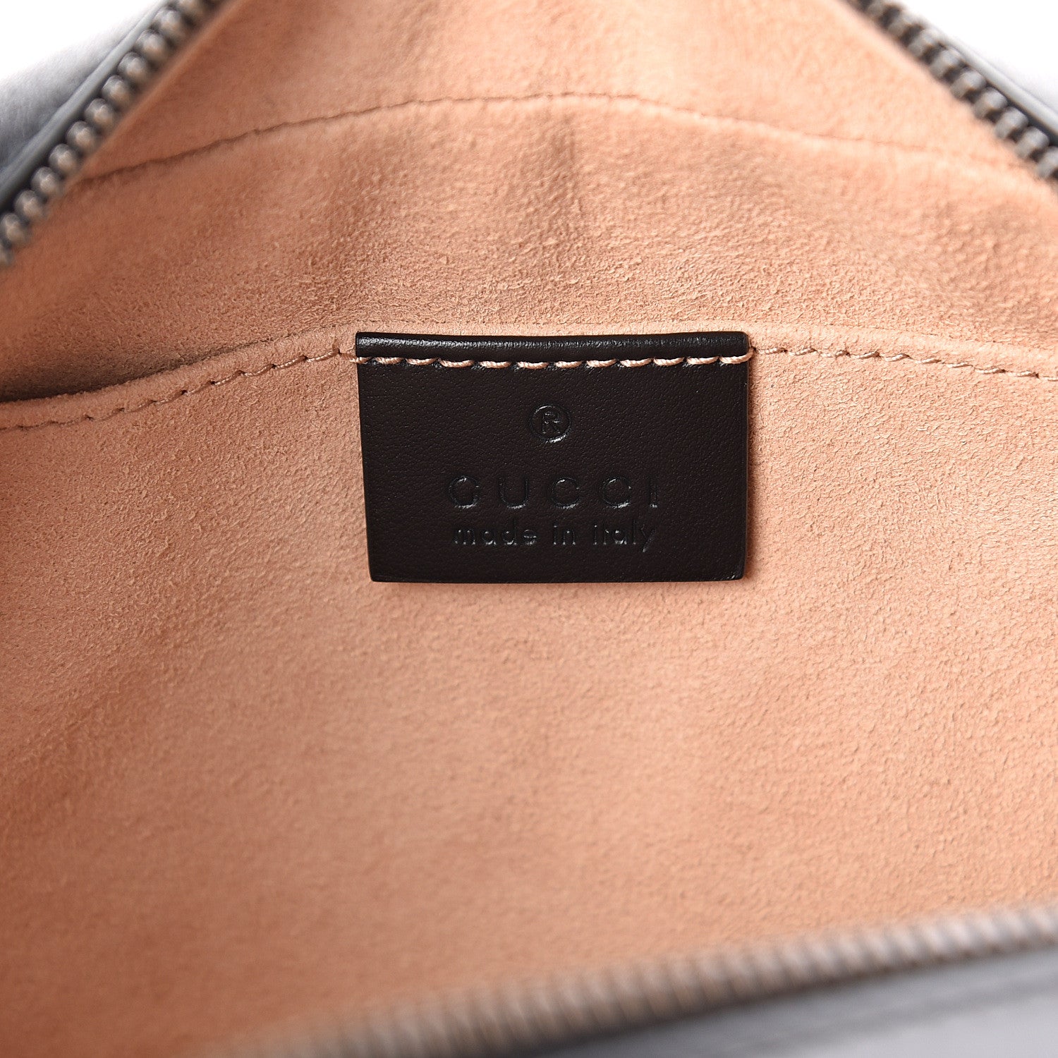 Gucci Calfskin Matelasse Small GG Marmont Chain Shoulder Bag Black 5 of 8