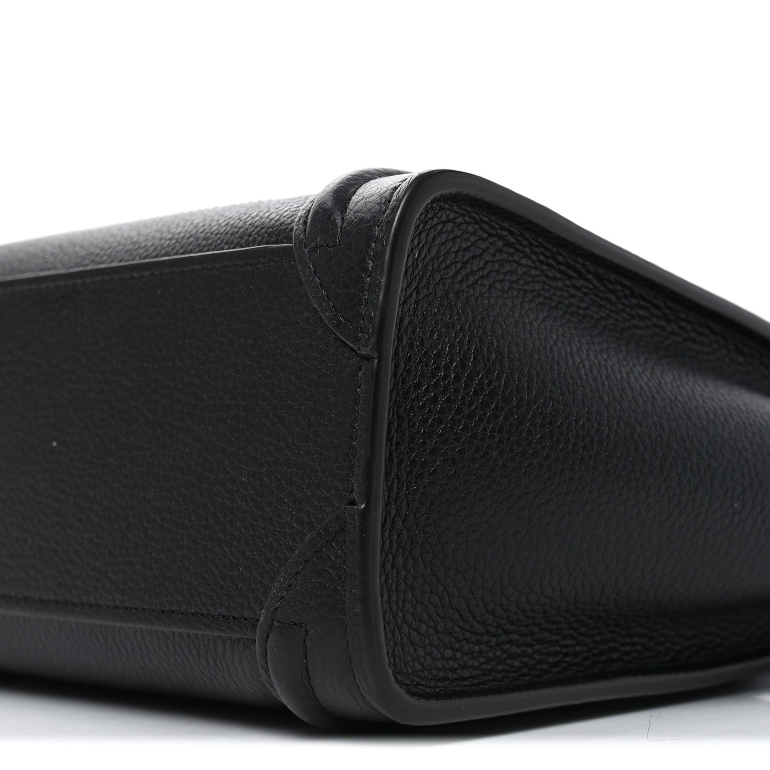 Celine Drummed Calfskin Nano Luggage Black 10 of 10