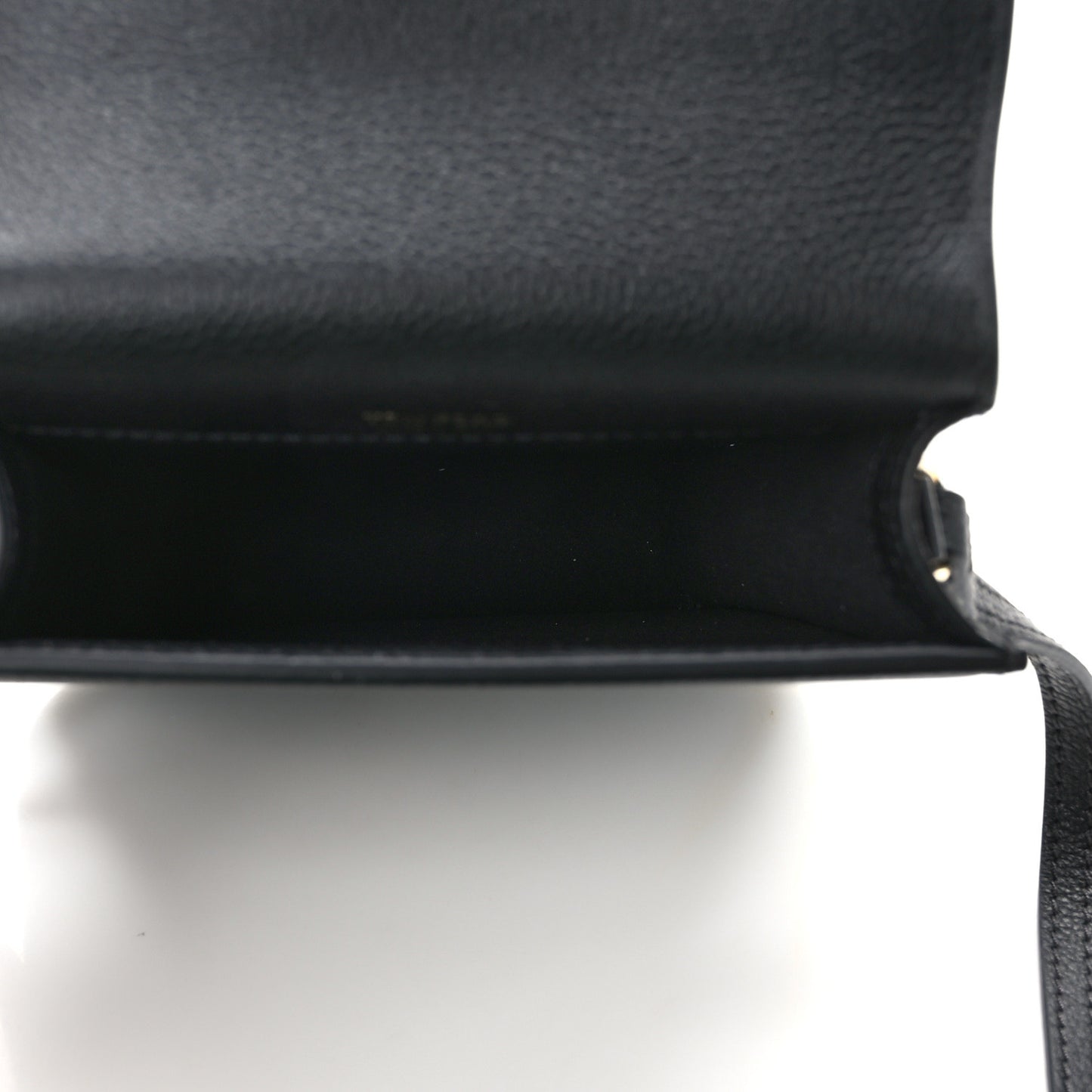 Grained Calfskin Mini T Clasp Tara Crossbody Bag