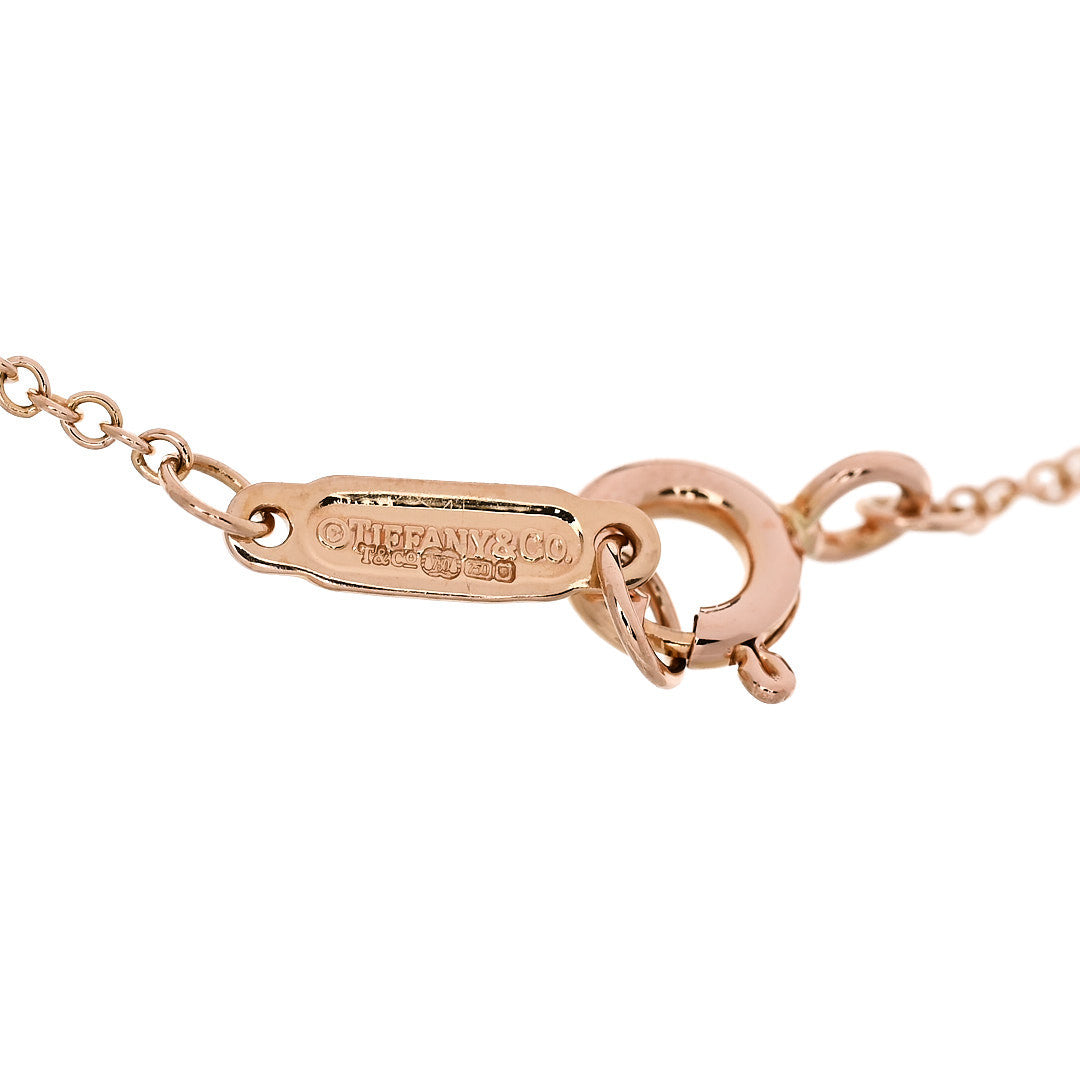 18K Rose Gold Diamond Bow Bracelet