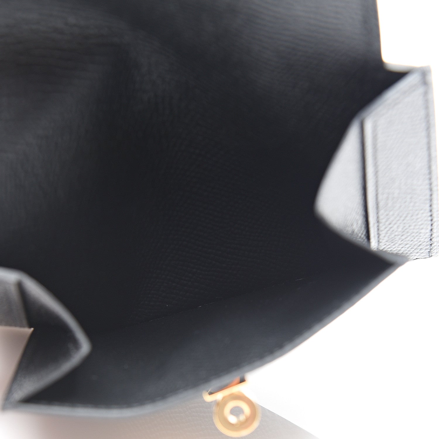 Hermes Epsom Kelly Pocket Compact Wallet Black 4 of 6