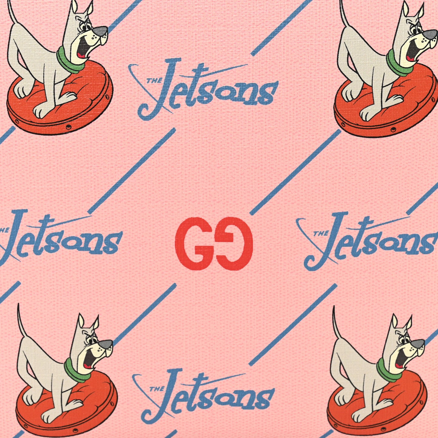 Coated Canvas Interlocking G The Jetsons Childrens Tote  Pink Multicolor